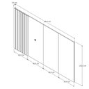 Ver imagem 4 de Painel para Tv até 70 Polegadas Ripado 180cm Boto