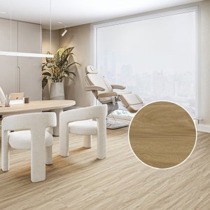 Piso Vinílico Colado Comercial 17,7cm X 0,3cm X 121cm Job
