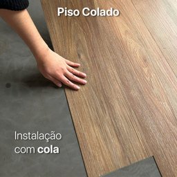 Piso Vinílico Colado Comercial 17,7cm X 0,3cm X 121cm Job - 6