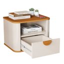 Ver imagem 3 de Cabeceira Ripada Maracá King com 2 Mesas de Cabeceira Buriti