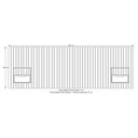 Ver imagem 5 de Cabeceira King Ripada Maracá com 2 Mesas Suspensas 320cm 100% MDF Linha 2025 Marrom