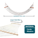 Ver imagem 6 de Rede de Descanso Dormir Jardim Ao Ar Livre Portátil Vazada