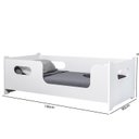 Ver imagem 3 de Cama Infantil Montessoriana Solteiro Luiza Branco