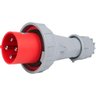 Plugue Industrial 3p+t 63a Trifásico 380/415v 6h Ip67 Vermelho 0342 - 3