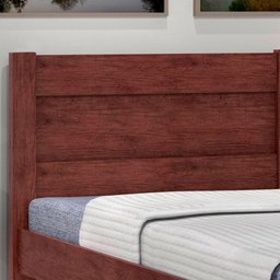 Cama de Solteiro Madeira em MDF Prisma J&A Capuccino - 3