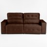 Sofá Retrátil e Reclinável Évora 4 Lugares 2,50m Veludo Luxor Chocolate Espuma D28 - 4