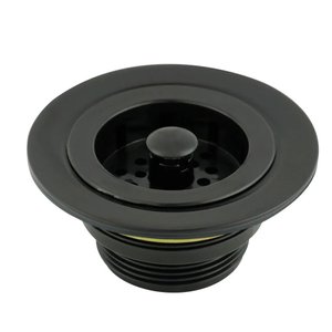 Válvula Americana para Pias Cozinha Black/preto Metal 3.1/2