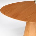 Ver imagem 6 de Mesa de Jantar Cone Redonda Laminado em Madeira 120cm Flora Marrom/Castanho Mel