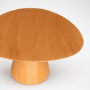 Ver mais imagens de Mesa de Jantar Cone Redonda Laminado em Madeira 120cm Flora Marrom/Castanho Mel