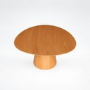 Ver imagem 3 de Mesa de Jantar Cone Redonda Laminado em Madeira 120cm Flora Marrom/Castanho Mel