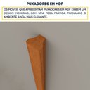 Ver imagem 6 de Cômoda Infantil 1 Porta 4 Gavetas 104cm Harmonia Yescasa Marrom/Cinamomo/Off White