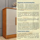 Ver mais imagens de Cômoda Infantil 1 Porta 4 Gavetas 104cm Harmonia Espresso Móveis