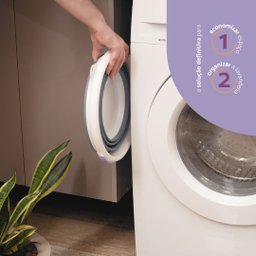 Balde dobrável de plástico 10 litros - Simplo - 7