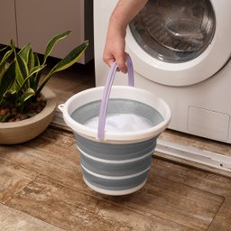 Balde dobrável de plástico 10 litros - Simplo - 5