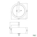 Ver imagem 7 de Cuba Pia Cerâmica Apoio Banheiro Lavabo Redonda 39x39cm Luxo - Branca