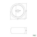 Ver imagem 7 de Cuba Pia Cerâmica Apoio Banheiro Lavabo Redonda 39x39cm Luxo - Branca