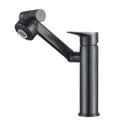 Torneira Banheiro e Lavabo com Monocomando e Misturador Articulável - Preta - 1