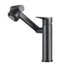 Torneira Banheiro e Lavabo com Monocomando e Misturador Articulável - Preta - 1