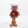 Decoração Natalina Dupla Bonecos Natal Biscoito Ginger 30cm - 6