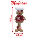 Ver imagem 7 de Decoração Natalina Dupla Bonecos Natal Biscoito Ginger 30cm