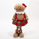 Ver imagem 4 de Decoração Natalina Dupla Bonecos Natal Biscoito Ginger 30cm