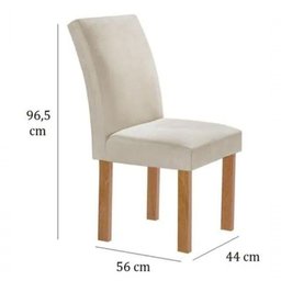 Conjunto de Mesa de Jantar Dakota 90x90cm Tampo de Vidro com 4 Cadeiras Napoles Cel Móveis Cinamomo - 2