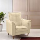 Ver imagem 4 de Poltrona Amamentar Ergonômica com Puff em Suede - Meu Estofado:bege Conce