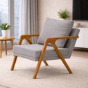 Ver imagem 4 de Conjunto 2 Poltronas Decorativa Mona Luxo Sala de Estar e Decoração:cinza