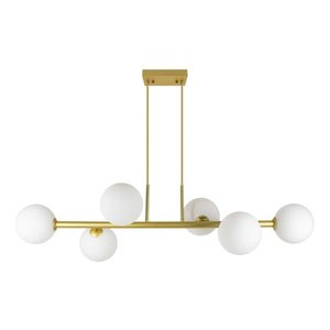 Pendente Grape 6 Esferas Globos Starlux Zr085-wgd St2109