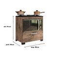 Ver imagem 3 de Balcão para Cooktop e Forno Elétrico 4 Bocas 1 Porta Albânia - Castanho