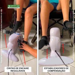 FisioPedal Elétrico para Fisioterapia Síndromes Neurológicas:110V - 4