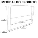Ver imagem 6 de Cabeceira de Cama Estofada Box 195 Cm King Decoração Virginia Boucle