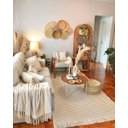 Ver imagem 3 de Tapete Boho Andaraí Off White/capuccino 140x200cm Algodão