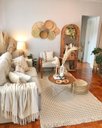 Ver imagem 3 de Tapete Boho Andaraí Off White/capuccino 140x200cm Algodão