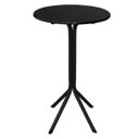 Ver imagem 1 de Mesa Bistrô Alto Preto com Tampo Redondo Preto
