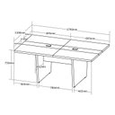 Ver imagem 4 de Mesa de Reunião 6 Lugares com Caixa de Tomada Tampo em Tamburato