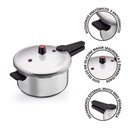 Ver imagem 2 de Panela de Pressão 7 Litros Fechamento Externo para Cozinhar Feijão Mandioca Macarrão