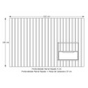 Ver imagem 5 de Cabeceira Ripada Solteiro com 1 Mesas de Cabeceira Curva Buriti
