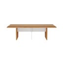 Ver imagem 6 de Módulo Central Y37 para Extensão da Mesa de Reunião Laranja/Freijó/Branco Artany