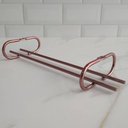 Ver mais imagens de Kit 2 Porta Taças 25cm Rose Gold Suporte Organizador de Taças Suspenso Armário Bar Adega