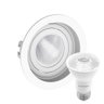 Kit 20 Spot Embutir Recuado Par20 Bco+Lâmpada Led 4,8W 2700K - 1