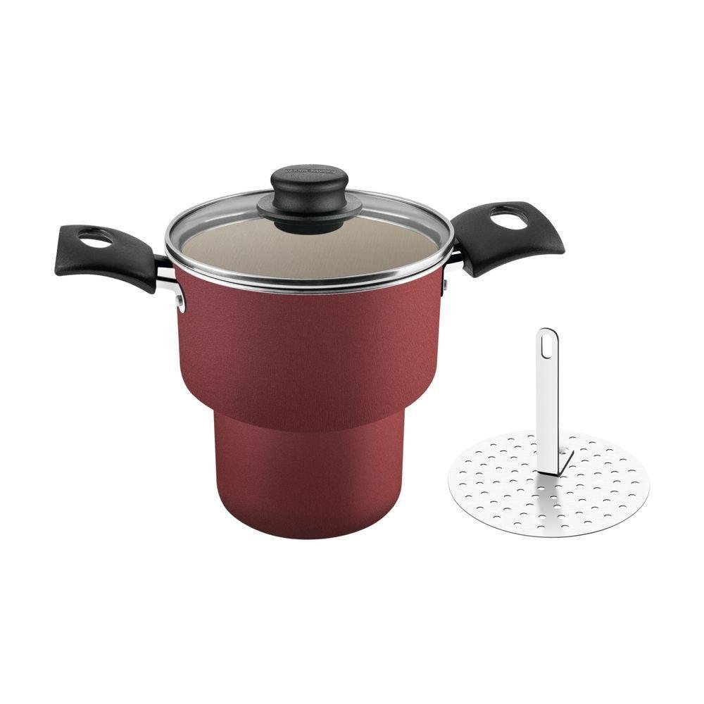Cuscuzeira de Aluminio com Revestimento Interno de Antiaderente 14cm - 1