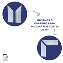 Ver imagem 4 de Moldura Rodameio Eva Autocolante Flexível Terra 5cmx8mm 20 Metros - Branco