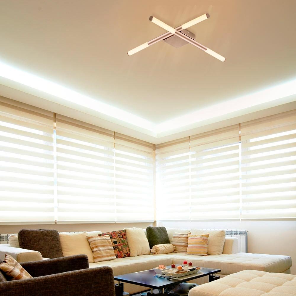 Lustre Plafon Palito 4 Leds Integrado Decorafast - 2
