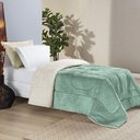 Ver imagem 3 de Coberdrom Casa Scarpa Apollo Solteiro Sherpa Manta Flannel Toque Lã de Carneiro - Verde Alecrim