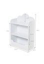 Ver imagem 2 de Estante Organizadora Nuvem 100% Mdf (infantil Brinquedos) - Único