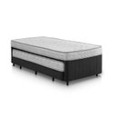 Ver imagem 5 de Cama Box Conjugada Solteiro com Auxiliar 88CMX58CMX188CM Espuma D28 Sensor Yescasa Cinza Branco/Chumbo