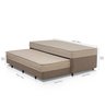 Cama Box Conjugada Solteiro com Auxiliar - 3