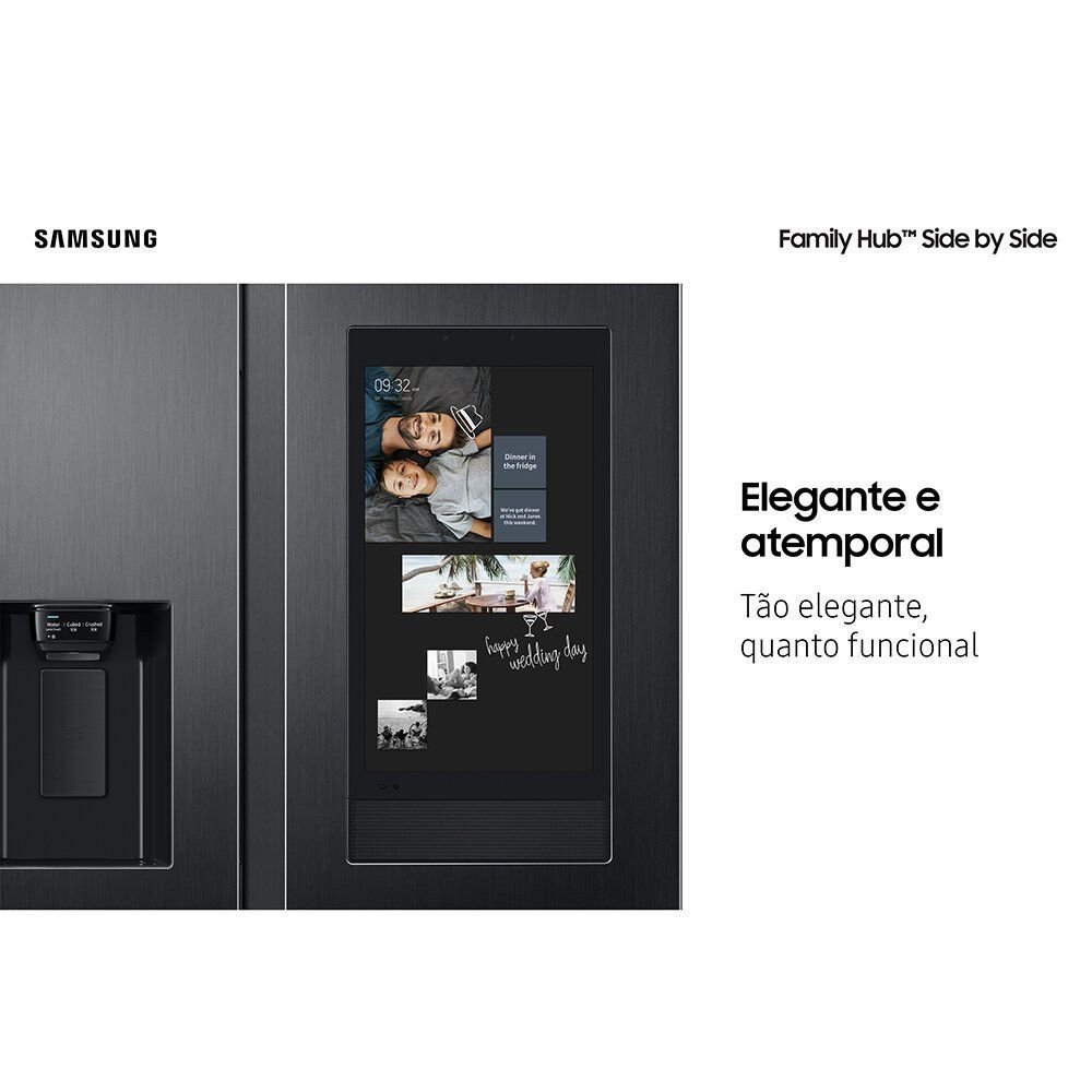 Geladeira Samsung Side By Side Family Hub 585 Litros - Rs58