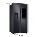 Ver imagem 3 de Geladeira Samsung Side By Side Family Hub 585 Litros - Rs58